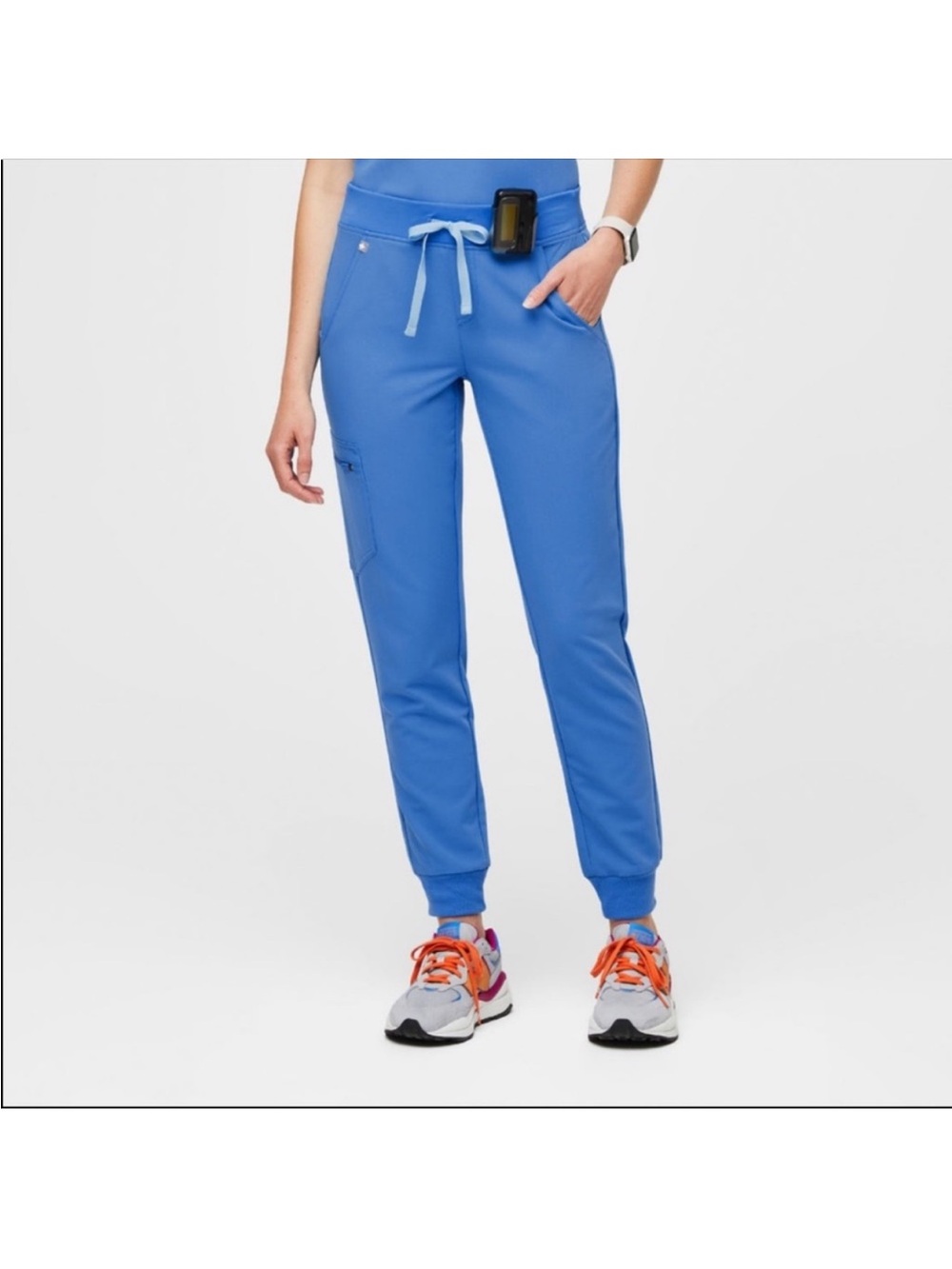 Figs capri blue Zamora joggers size L
